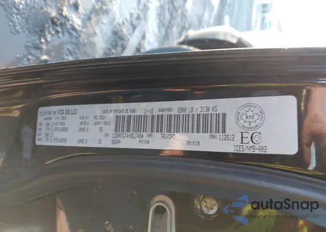 2017 Ram 1500 Slt z USA, uszkodzony, nr VIN 1C6RR7GT4HS617494